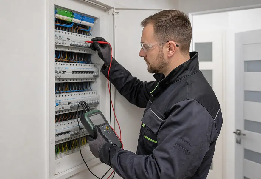 Revízna správa elektrina – odborná kontrola a meranie elektrického rozvádzača